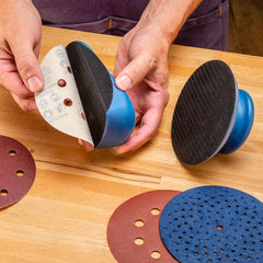 Rockler 2-Piece Sanding Block Set for 5'' Hook-and-Loop Discs
