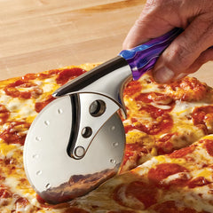 Rockler Stainless Steel Pizza Cutter Turning Kit, Chrome Finish