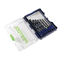 Festool Wood/Plastic Brad Point Centrotec Drill Bits, 7-Piece Imperial Set (577483)