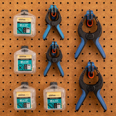 Rockler Hang-Tight 2'' Straight Post Pegboard Hooks, 8-Pack