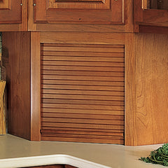 Hardwood Appliance Garage: Corner Unit Maple