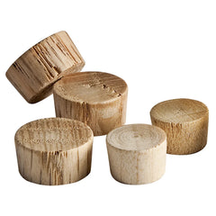 Birch-3/8" Flat Top Plugs