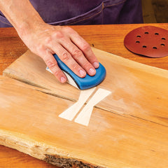 Rockler 2-Piece Sanding Block Set for 5'' Hook-and-Loop Discs