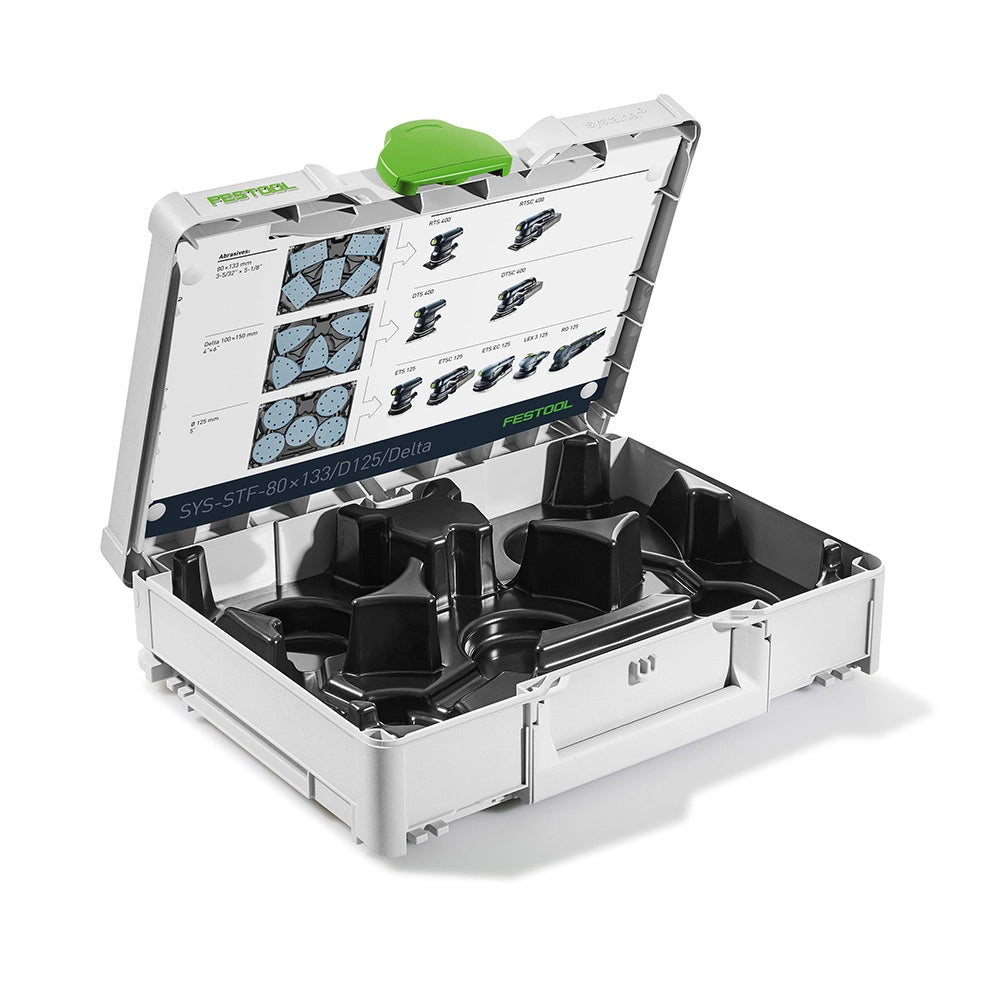 Festool Abrasive Systainer3 for 80x133mm, D125 and 100x125mm Delta (576781)