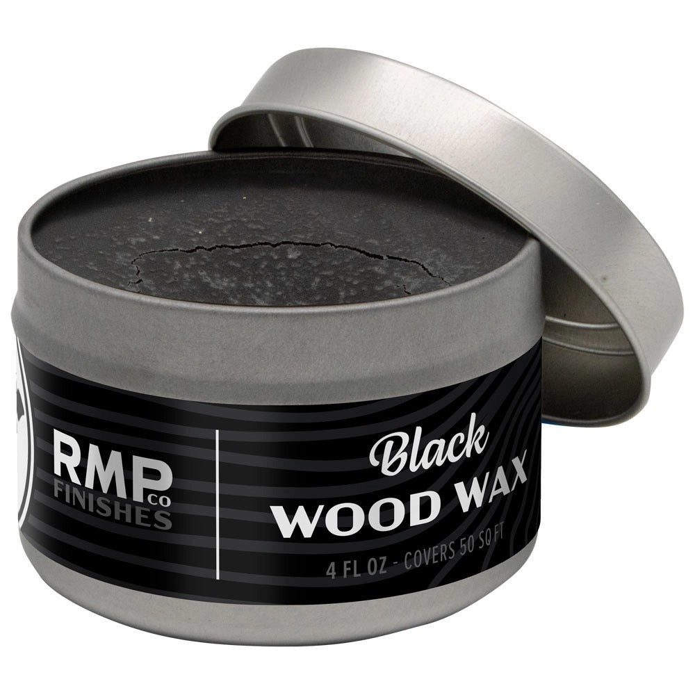 RMP Finishes Wood Wax, Black, 4 oz.