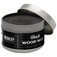 RMP Finishes Wood Wax, Black, 4 oz.