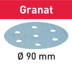 40-Grit 3-1/2'' Festool Granat D90 Abrasive Discs, 50-Pack (497363)