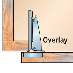 Blum 95° Face Frame Thick Door Hinges, 1/2'' Overlay