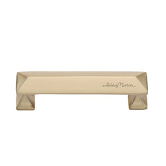 8-5/8''  Pyramid Cabinet Pull, Satin Brass
