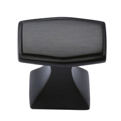 1-1/4''  Deco Cabinet Knob, Flat Black