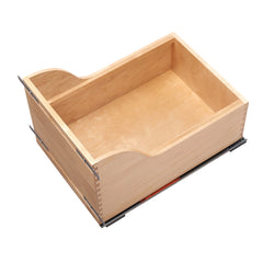 Double Soft-Close w/ Blum Movento Slides Waste Containers - 35 qt. - Inset Mounting