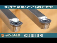 Easy Wood Tools 2600NR Ci2-R2 Negative Rake Square Carbide Replacement Cutter, 2'' Radius