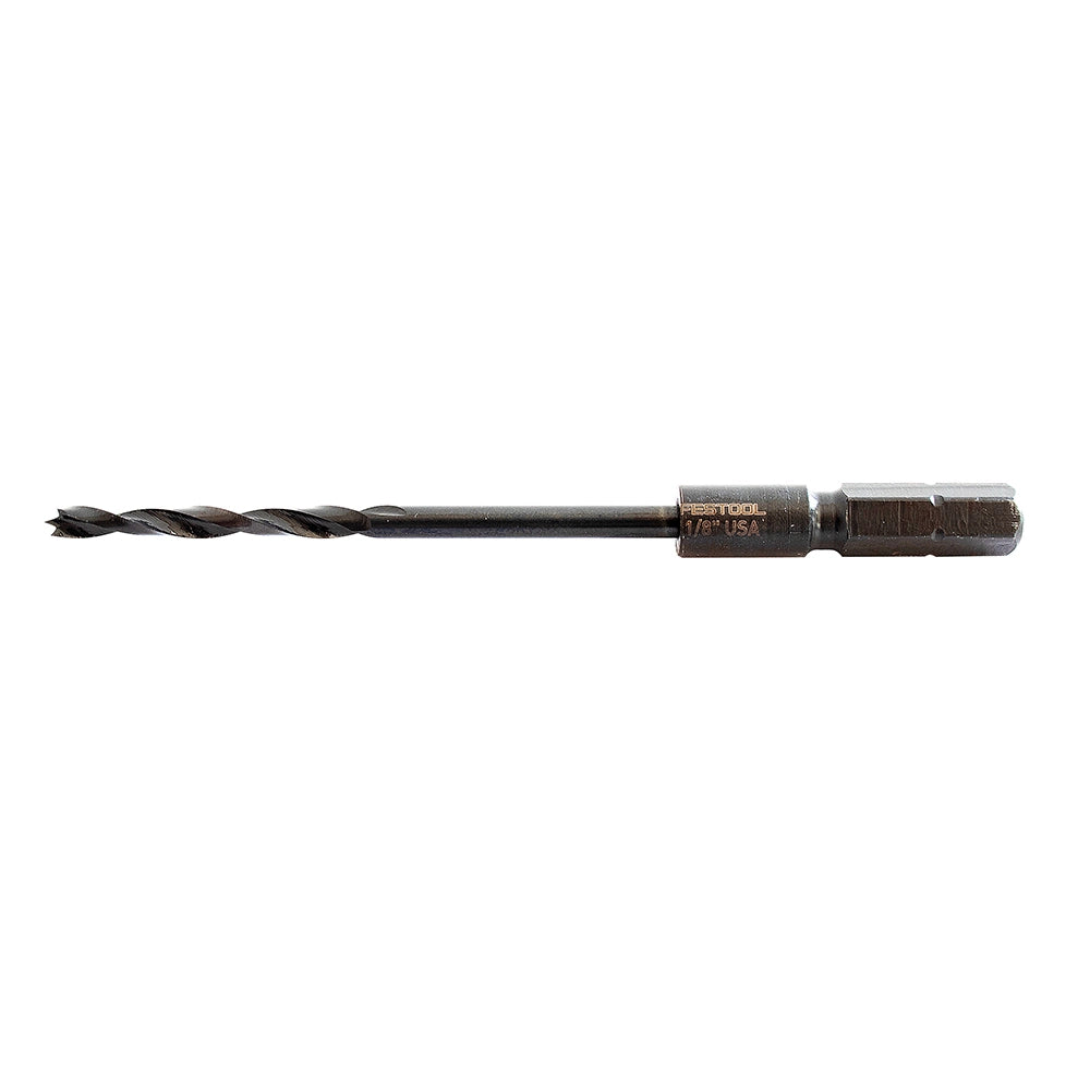 Festool Wood/Plastic Brad Point Centrotec Drill Bit, 1/8'' Dia. (577476)