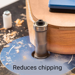 Rockler Template-Routing Compression Router Bit, Top and Bottom Bearings, 1/2''D x 1''H x 1/4'' Shank