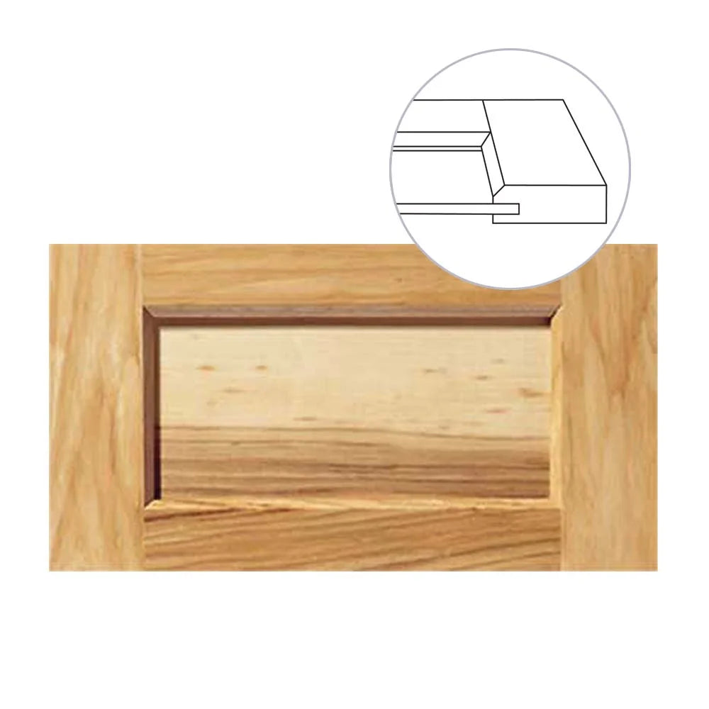 Artesia 5-Piece Flat Panel Drawer Front, Custom Sizes and Materials