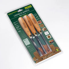 Carving By Numbers Pattern Carving Set, 3-Piece