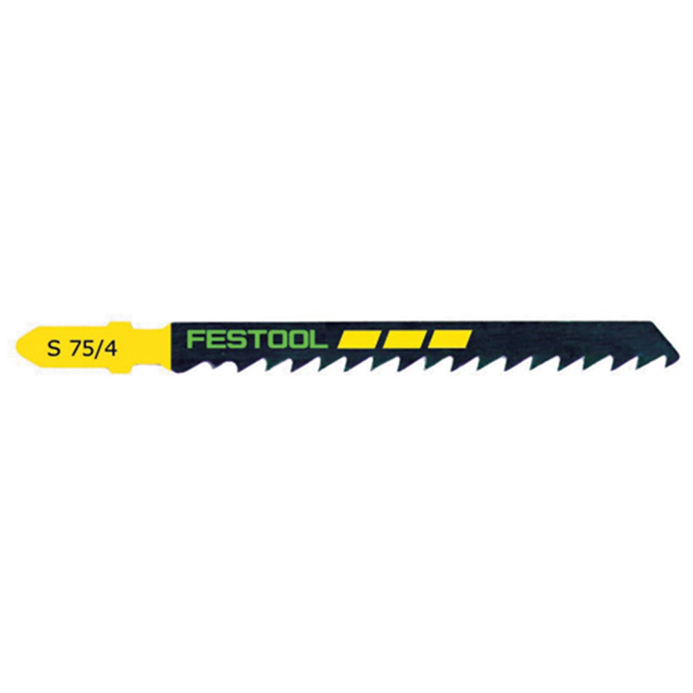 Festool Jigsaw Blades, Wood Basic, S 75/4/25, 25-Pack (204306)