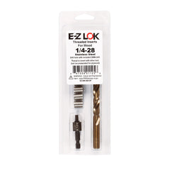 E-Z Knife Threaded Insert Kit for Hard Wood, Stainless, 6-32, 10 Pack