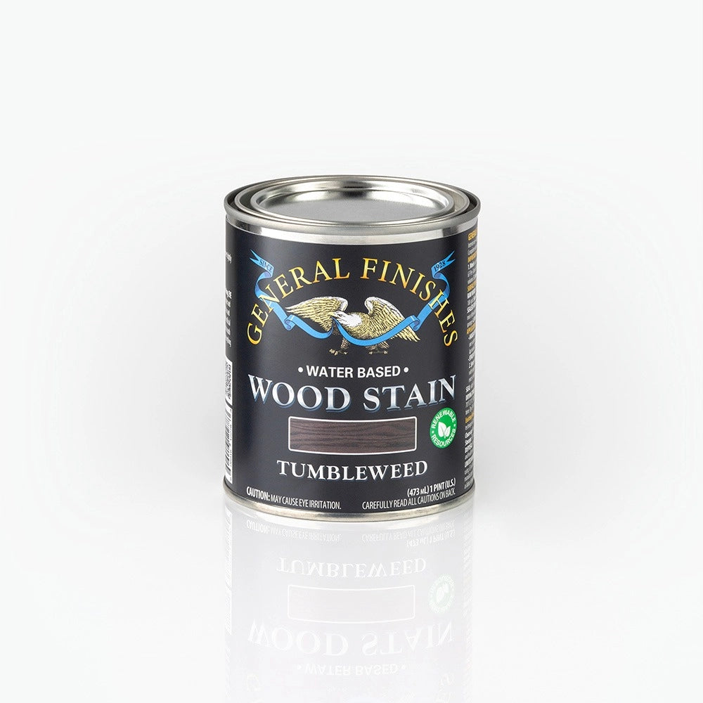 General Finishes Water Based Wood Stain, Tumbleweed, Pint