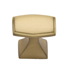1-1/4''  Deco Cabinet Knob, Satin Brass