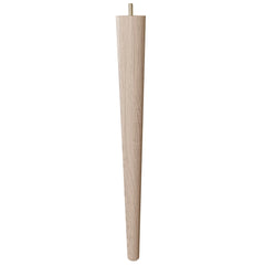 18'' Tapered Turned Leg, Hard Maple