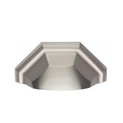 4''  Hex Cabinet Bin Pull, Satin Nickel