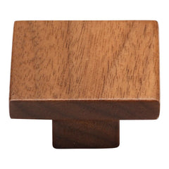 Walnut Sqare Knob, 2 x2"