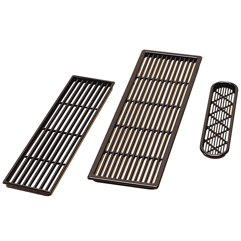Oval Vent Grommet - 1-5/8" x 6-7/8" Color: Black