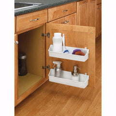 7-7/8" Wide Door Storage (2) Shelf Set with Screw-In Clips, White (6232-08-11-52)