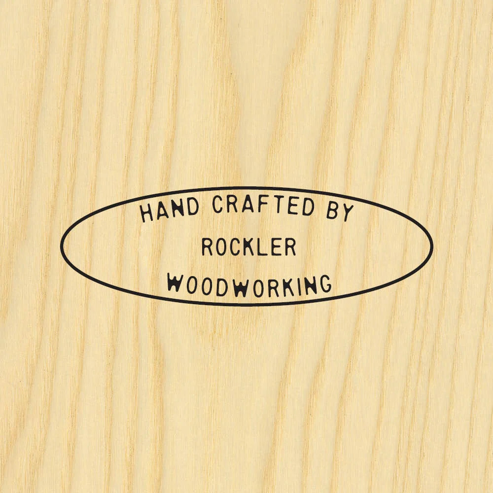 Three-Line Oval Branding Iron, Head Only (for Torch-Heated Handle)