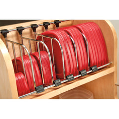 Base Cabinet Pullout Food Storage Container Organizer -  Soft-Close 18 in.