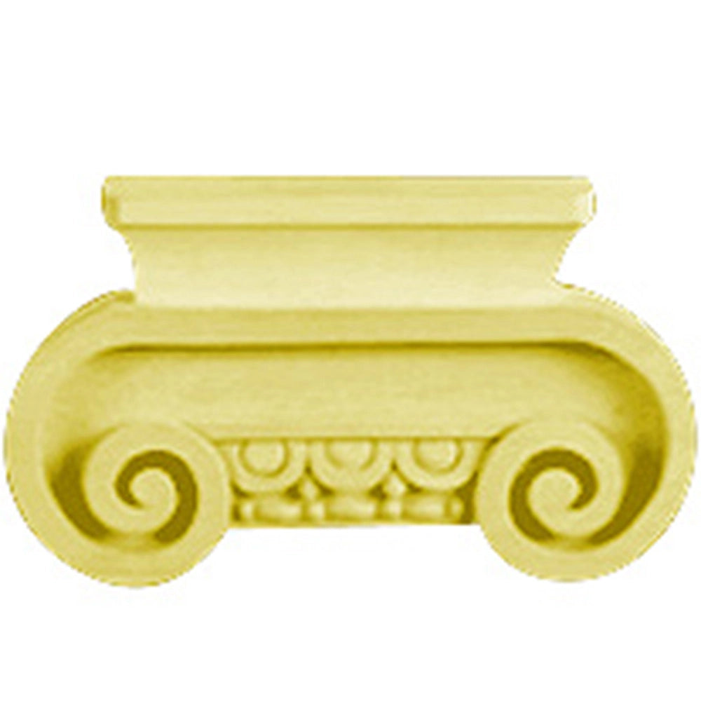 Medium Red Oak Hand Carved Ionic Capital (1834-RO)