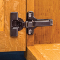 Salice 105°  Soft-Close  Long Arm Hinges, Face Frame, Titanium Finish, 3/4'' Overlay