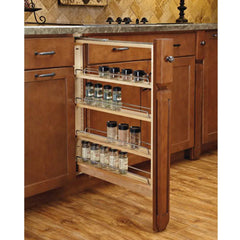 3'' Wide Base Filler Organizer with Ball-Bearing Soft-Close Slides