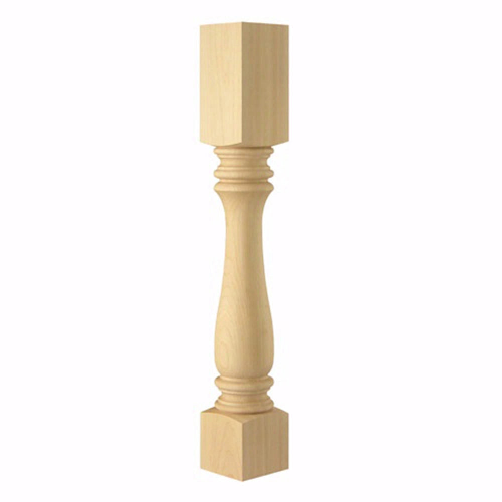 5" Whole Classic Urn Island or Cabinet Column, Hard Maple (01520210HM1)