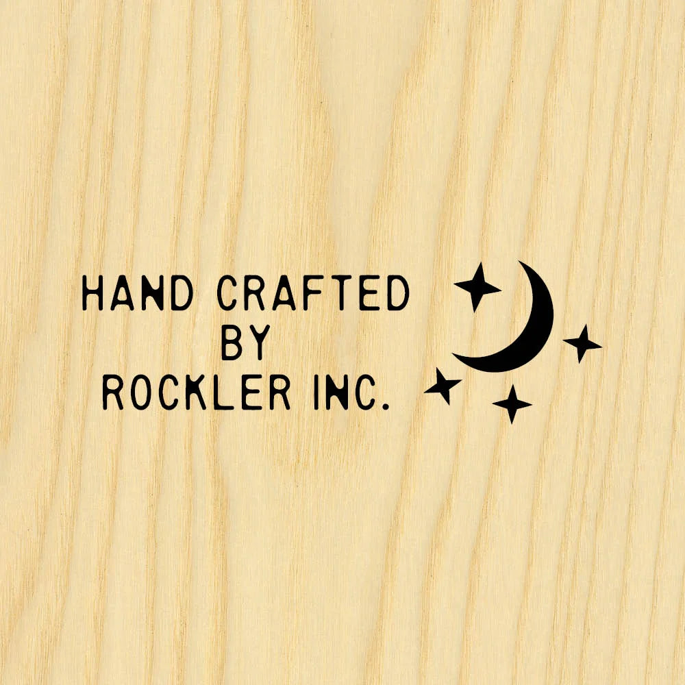 Three-Line Starry Night on Right Branding Iron, Head Only (for Torch-Heated Handle)