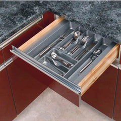 11-1/2" Wide Cutlery Tray, Metallic Silver (GCT-1S-52)