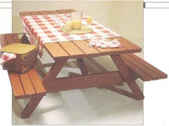 Easy-To-Make Picnic Table Downloadable Plan