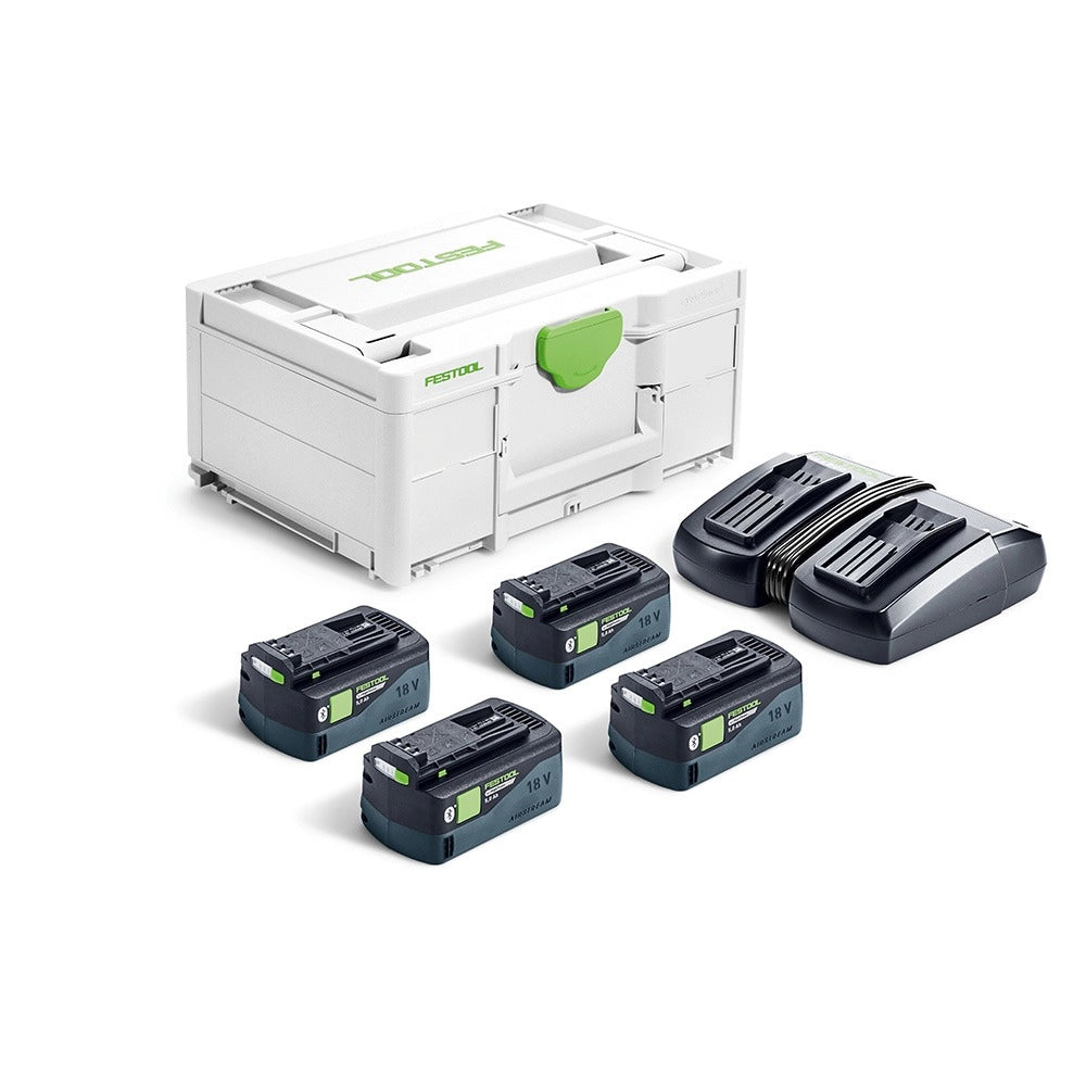 Festool Energy Set SYS 18V 4xHP5/TCL6DUO (578675)