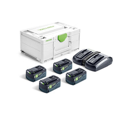 Festool Energy Set SYS 18V 4xHP5/TCL6DUO (578675)