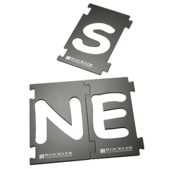 Rockler Interlock Signmaker's Template Kit, Comic Sans Font, Letters, 2-1/4''H