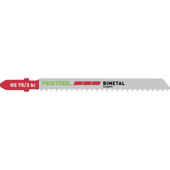 Festool Jigsaw Blades, Plastics Solid Material, HS 75/3 BI/5, 5-Pack (204336)