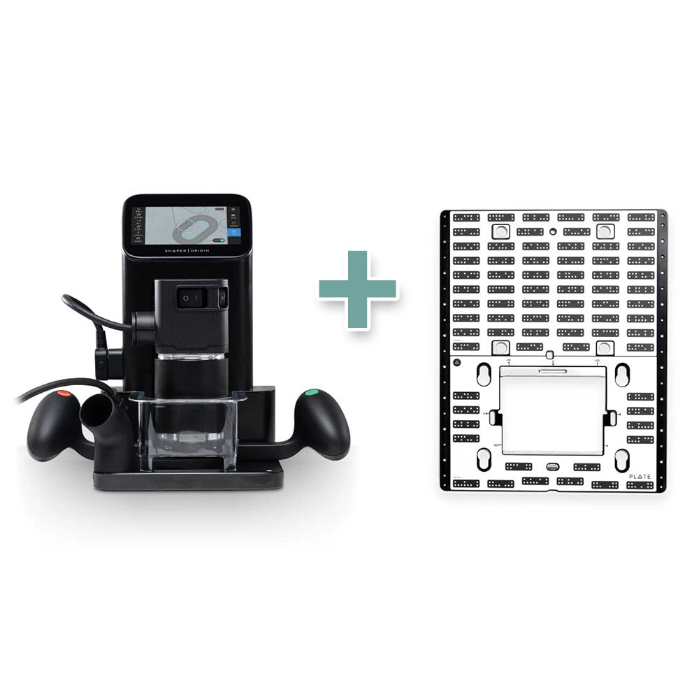 Shaper Origin Handheld CNC Router with Plate