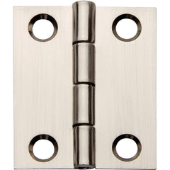 Flat Butt Hinge 1-1/2" L X 1-1/4" W, Oil-Rubbed Bronze