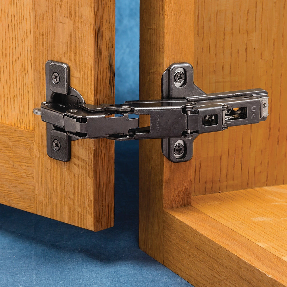 Salice 165° Cabinet Hinges, Face Frame, Titanium Finish, 3/4'' Overlay