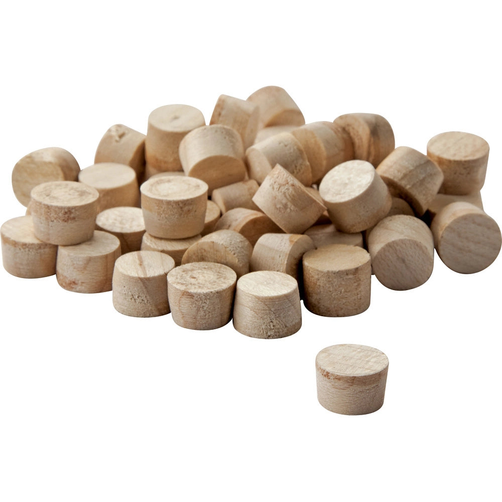 1/2" Face Grain Plugs -  Oak, 50 pack