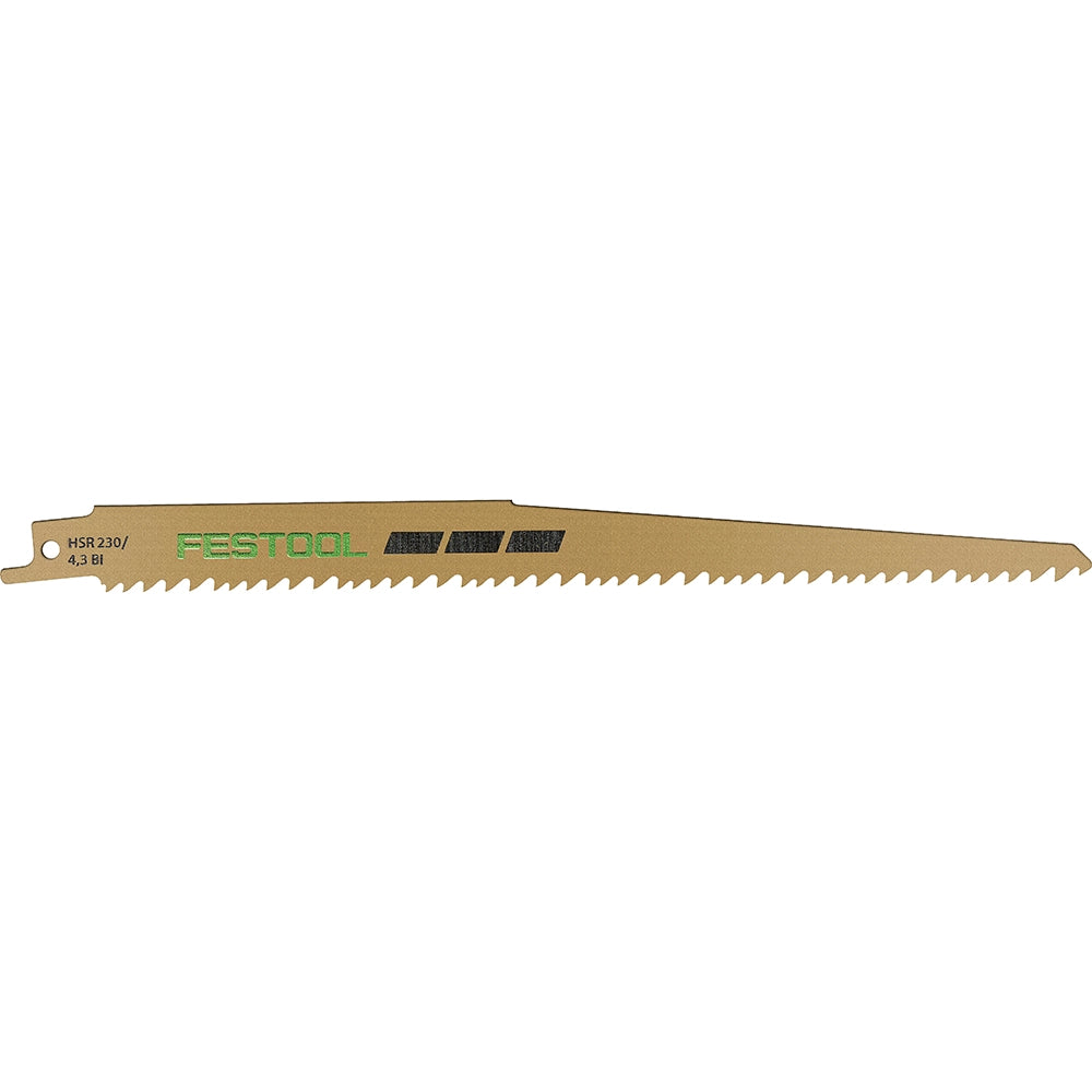 Festool Reciprocating Saw Blades, 8'' Long, Wood Universal, HSR 230/4.3 BI/5, 5-Pack (577487)
