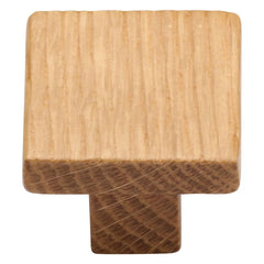 Oak Square Knob, 1 3/8"