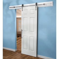 I-Semble Rolling Door Hardware Kit, Bent Strap, Stainless Steel