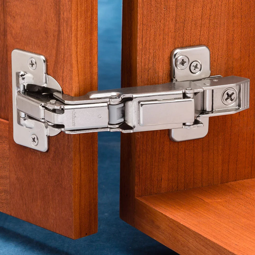 Full Overlay Blum® 170° Snap Close Clip Top Frameless Hinges (Pair)